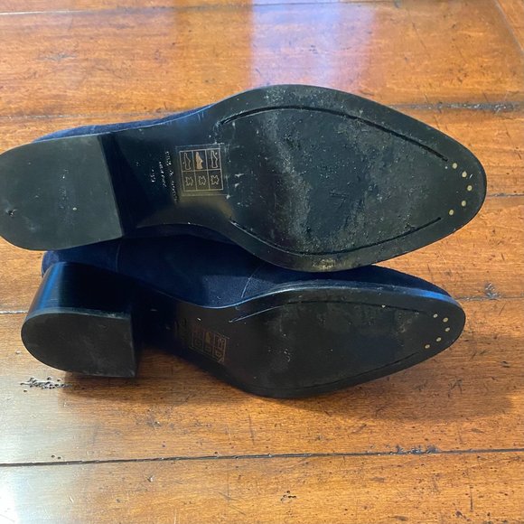 Rag & Bone Navy Suede Chelsea Walker Boots Size 39 - Picture 5 of 5